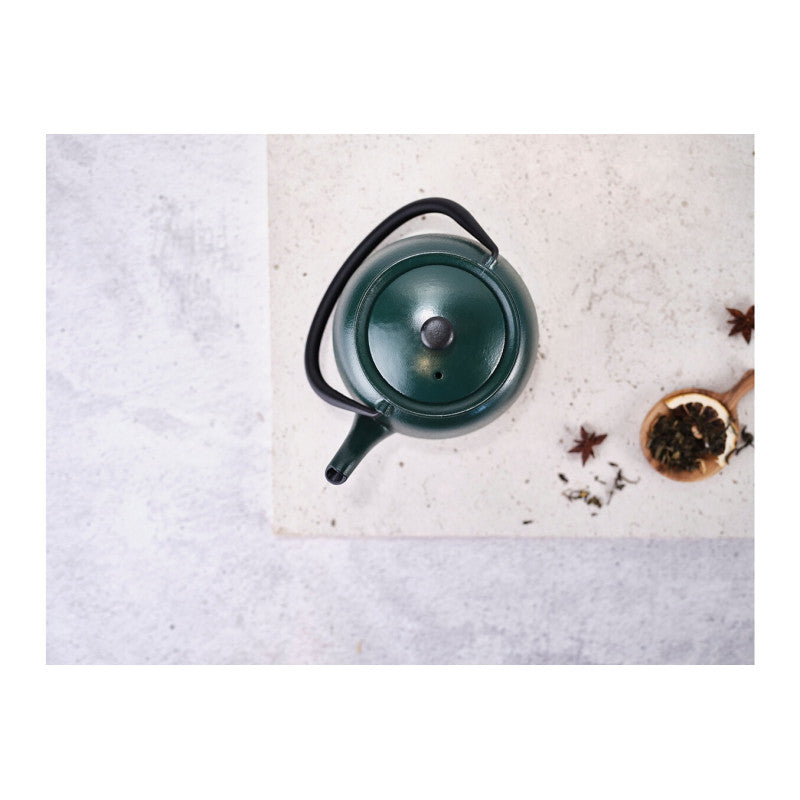 Théière   Theiere En Fonte Jane 0,92l Vert Tous Feux Dont Induction Cosy & Trendy - Mathon - 1