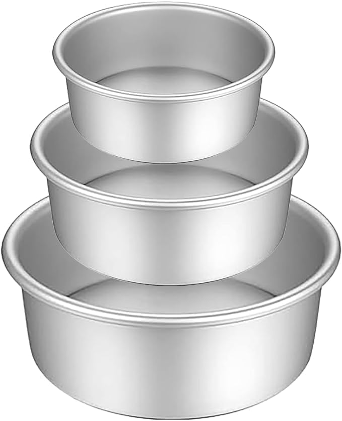 Moule à gâteau rond 3pcs, Aluminium Vendos85 - Mathon
