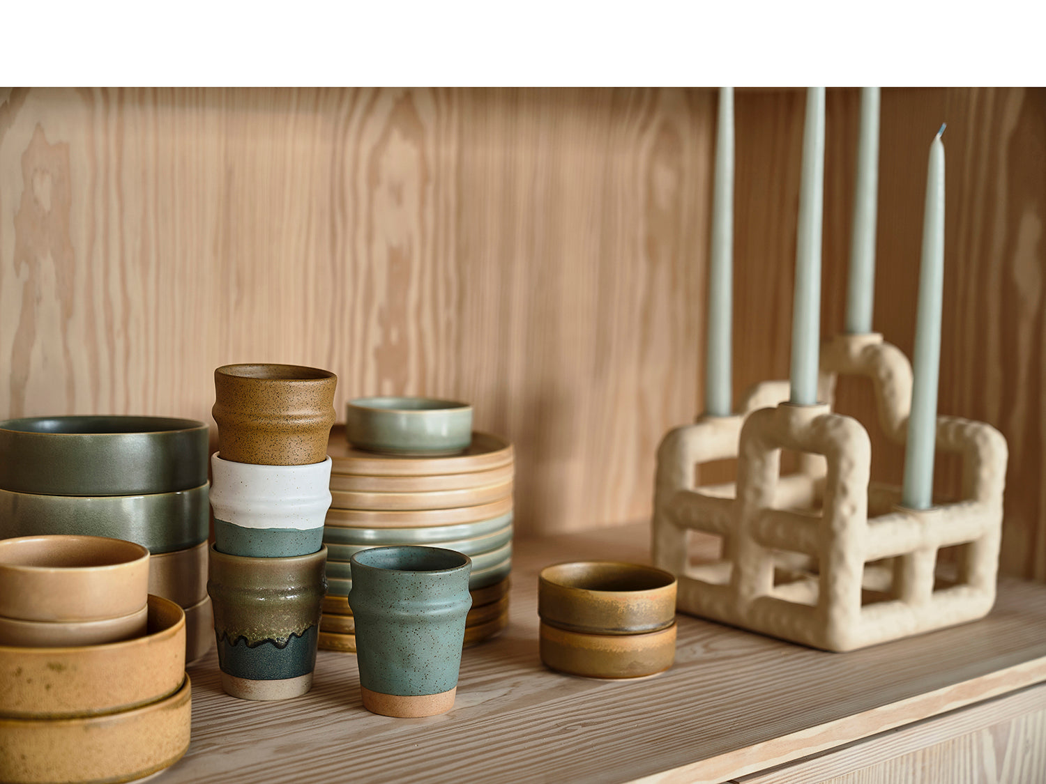 Lot de 2 bols FJORD 15cm en grès émaillé Crème Villa Collection - Mathon - 7