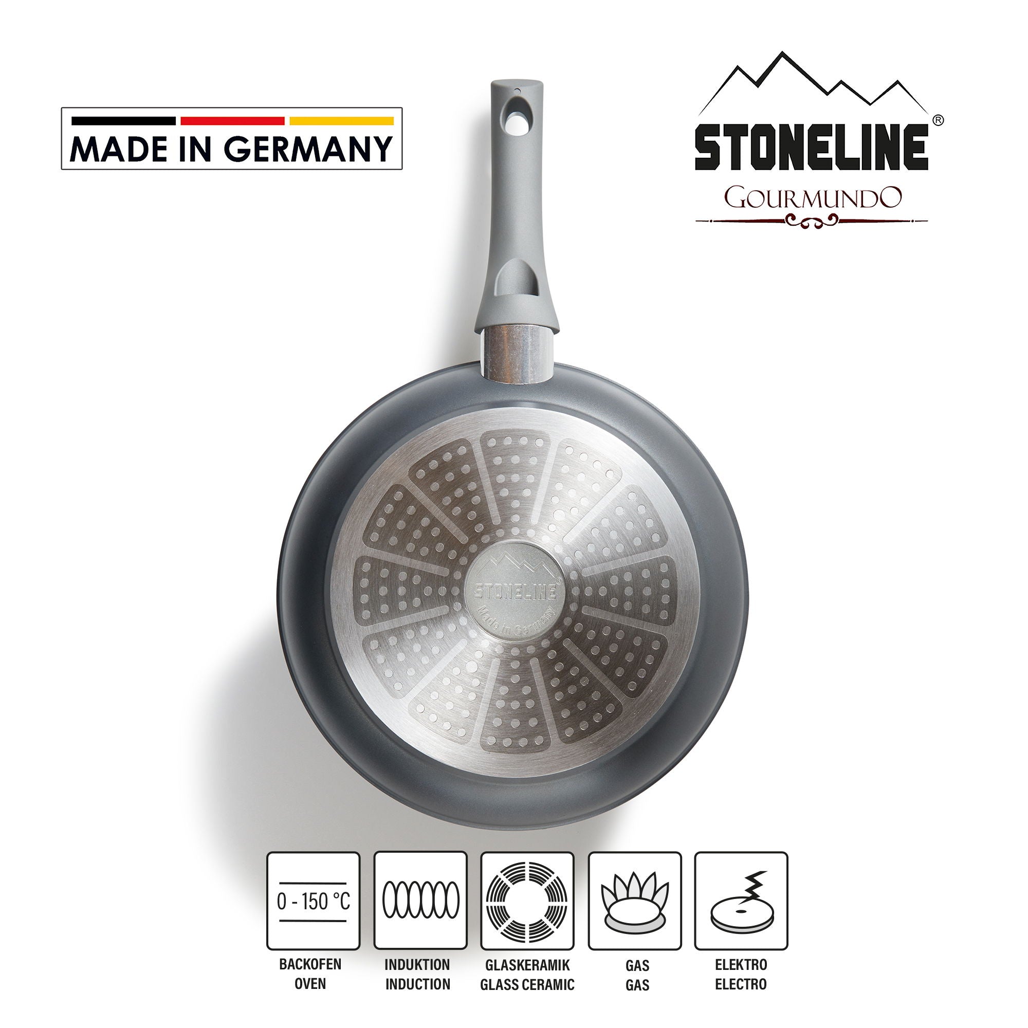 Gourmundo Poêle 24 cm, Made in Germany Stoneline - Mathon - 2
