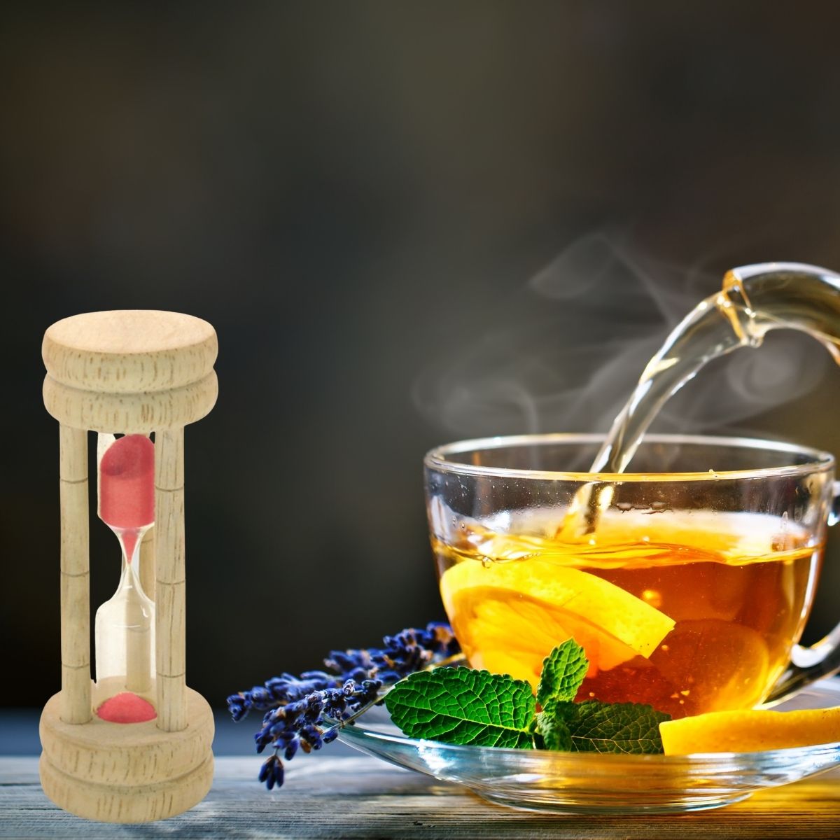 Sablier à thé 3 minutes  Wood Edition Fackelmann - Mathon - 2