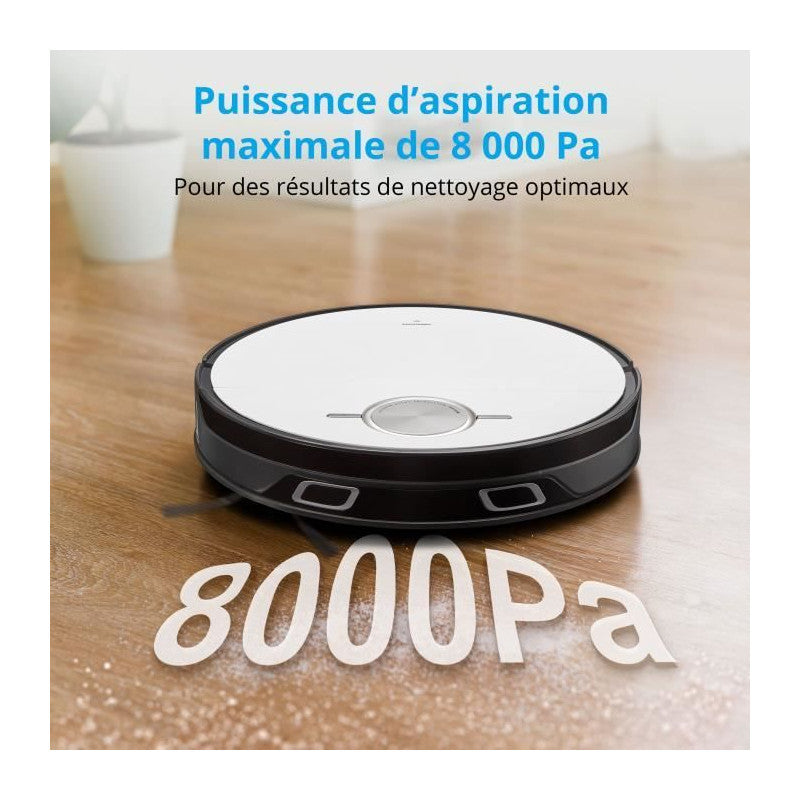 Medion X50 Sw - Robot Aspirate0ur Laveur Avec Station De Vidange - Navigation Laser - Puissance 8000 Pa - Zones No Go & Go Medion - Mathon - 6