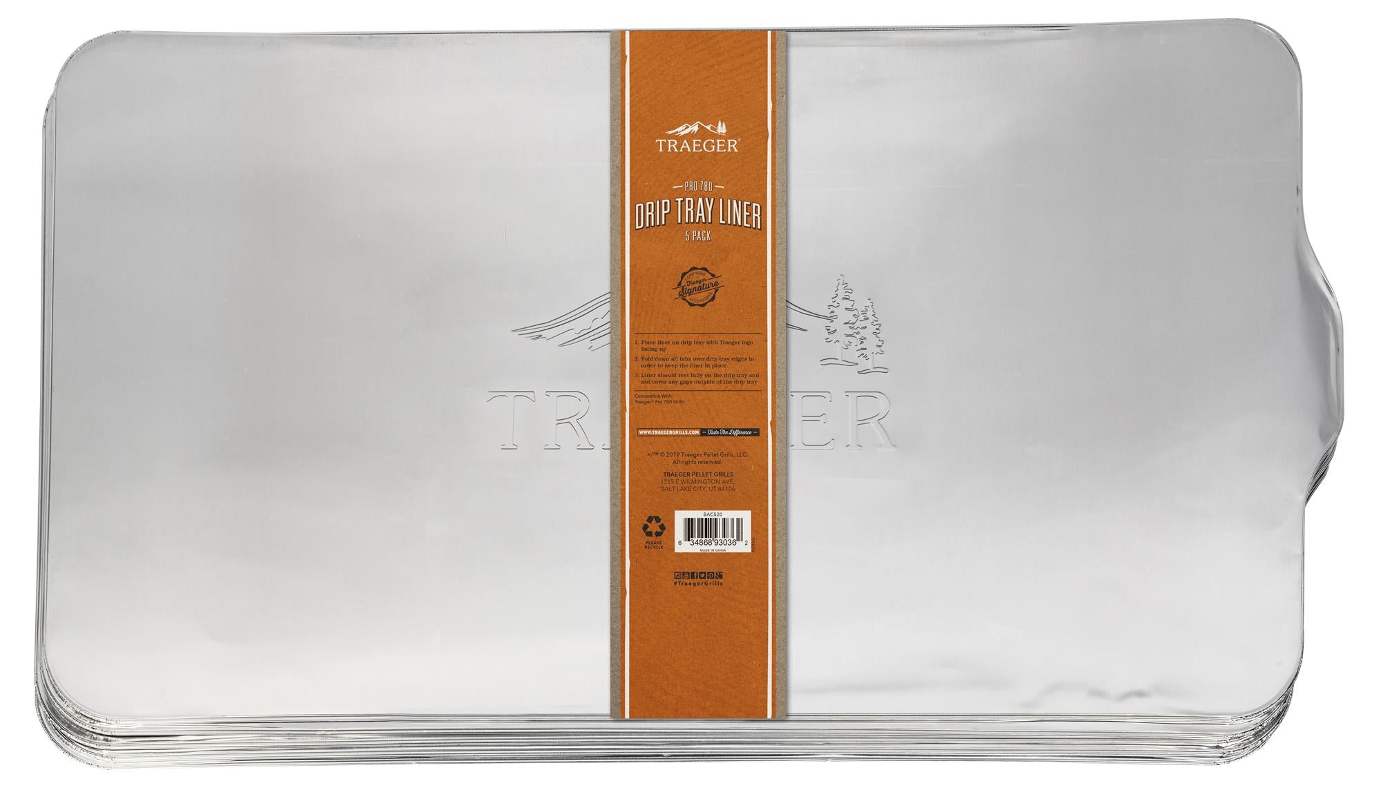 5 Plaques Aluminium De Récupération De Graisses Pro780 Traeger - Mathon