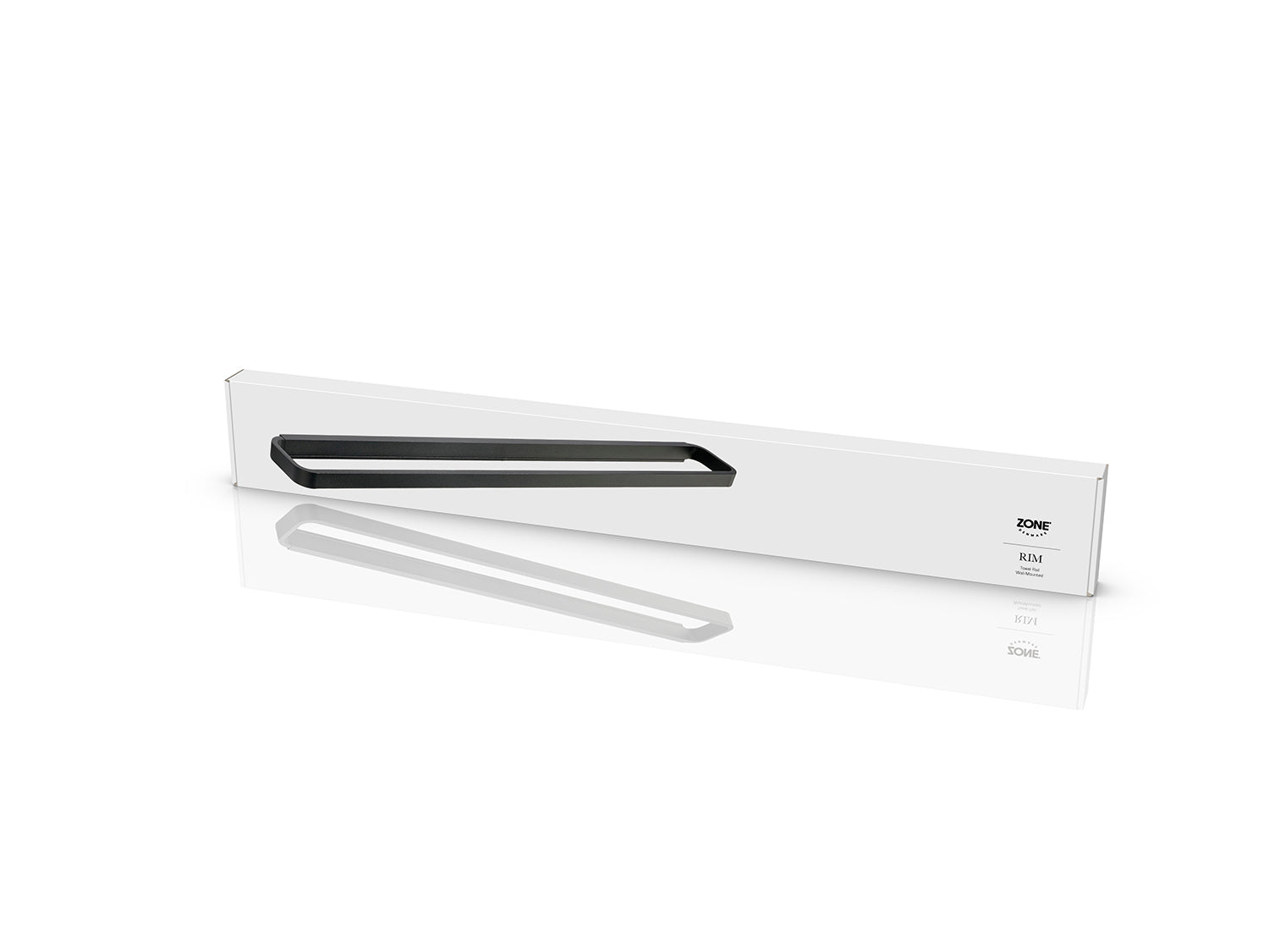 Porte-serviettes RIM en aluminium Noir Zone Denmark - Mathon - 2