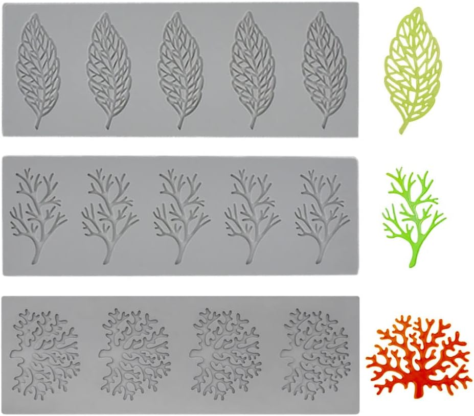 Tapis de Dentelle en Silicone de Feuilles 3 Pièces Vendos85 - Mathon