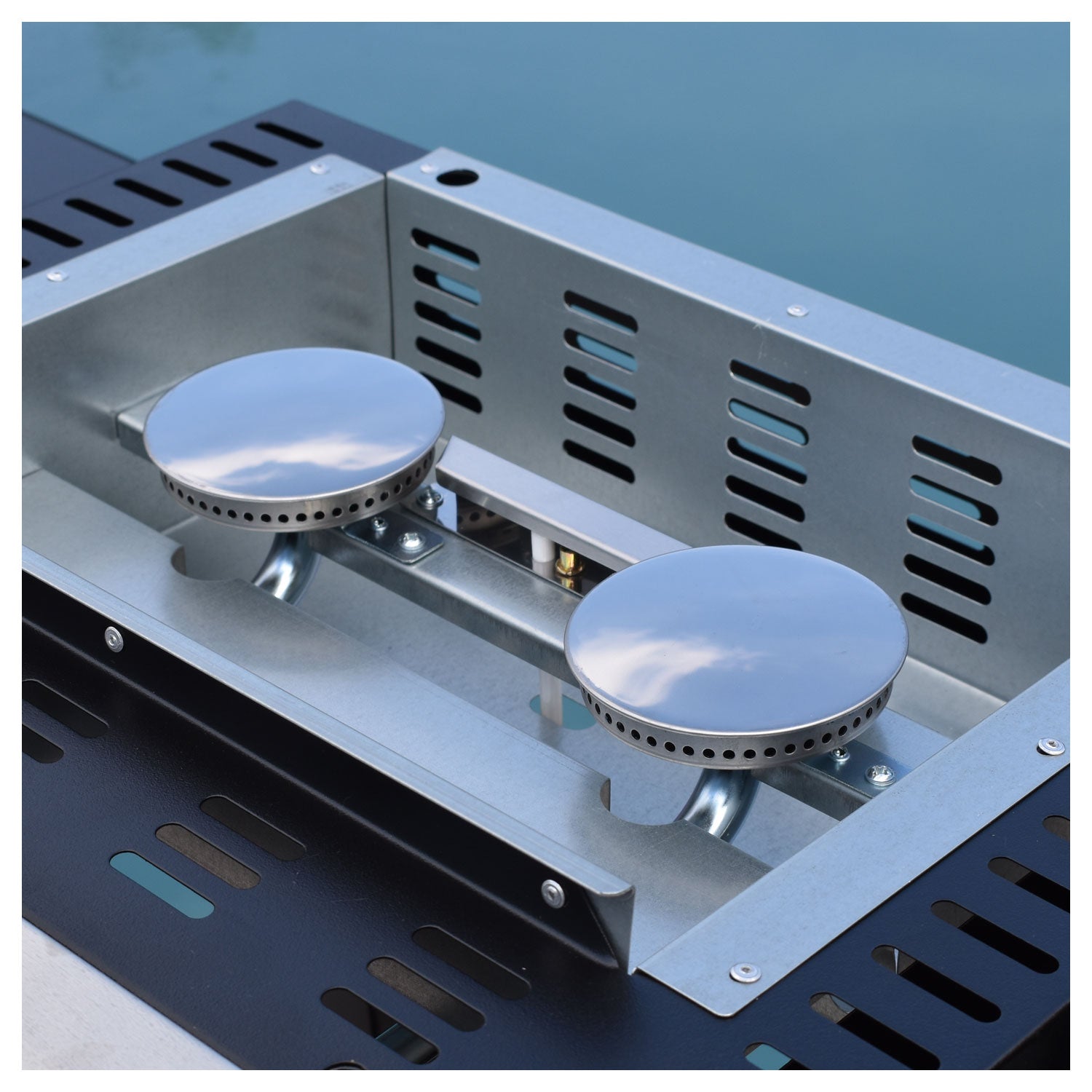 Plancha au gaz MALA - 2 brûleurs 5kW Happy Garden - Mathon - 5