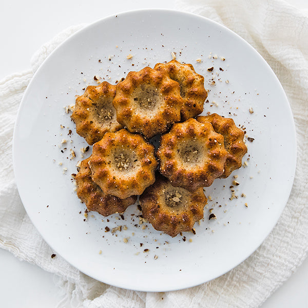 Plaque de 8 empreintes mini-cakes striés Silpat - Mathon - 6