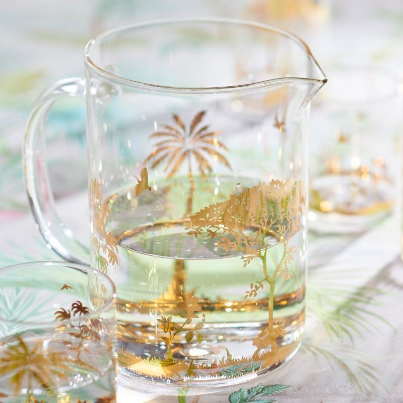 Pichet La Majorelle Gold Rose Bleu 1,6L Pip Studio - Mathon - 1