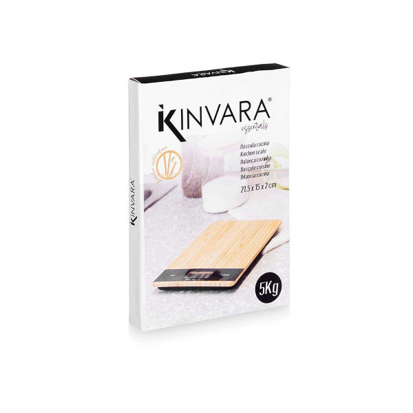 Balance De Cuisine Numérique Kinvara B3301-bamboo 5 Kg Kinvara - Mathon - 2