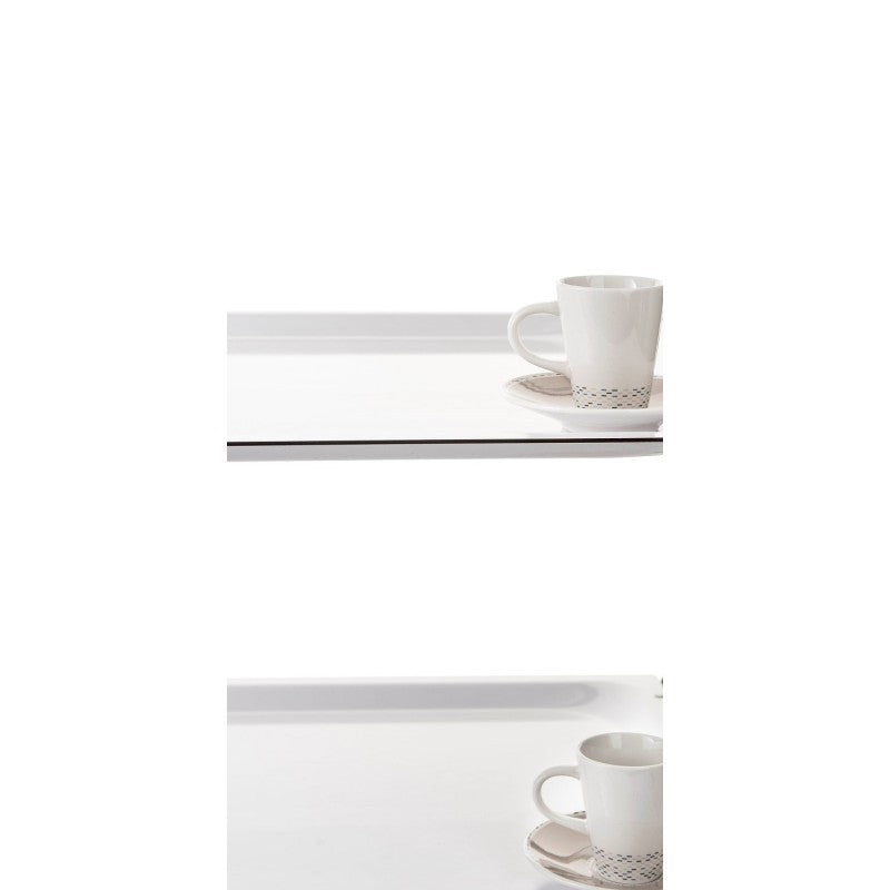 Desserte pliante 3 niveaux avec roulettes – structure blanche, bauhaus Don Hierro - Mathon - 5