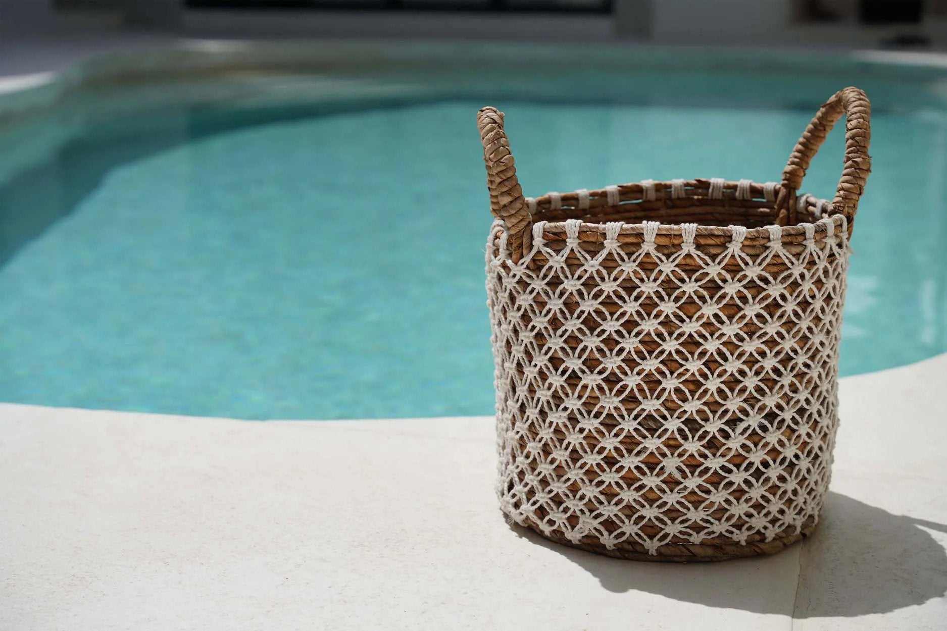 Le Panier en Macramé à Couture Croisée - S Bazar Bizar - Mathon - 3