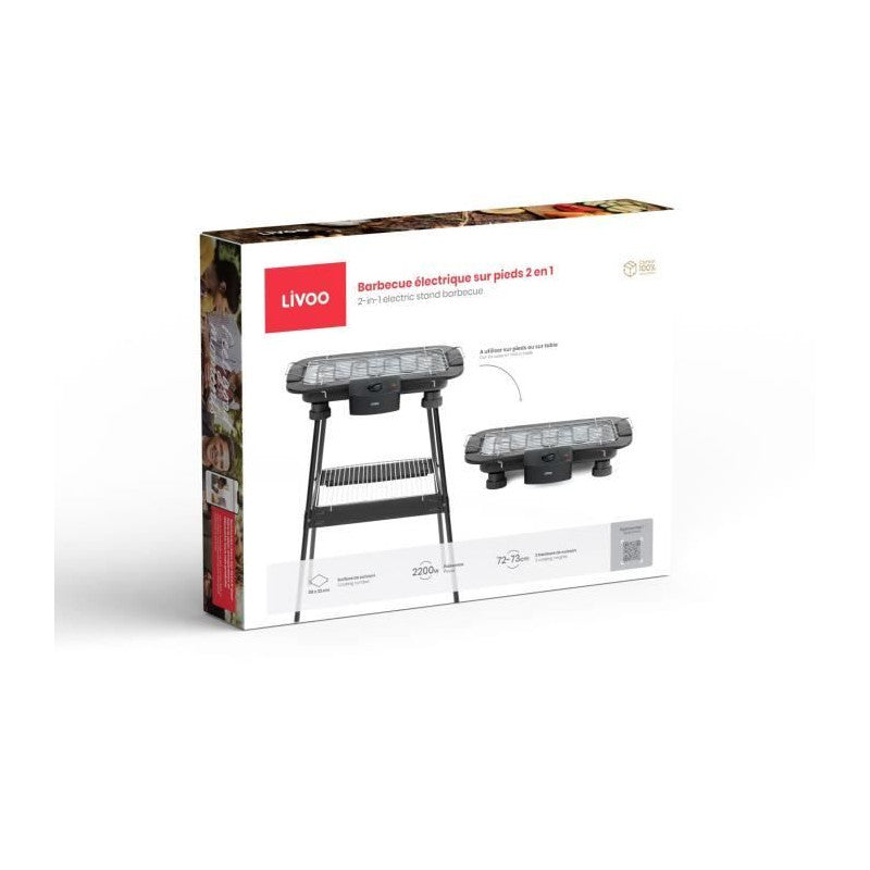Barbecue électrique - Livoo - Dom506 - 2200w - 2 En 1 - Thermostat Ajustable - Noir Livoo - Mathon - 4