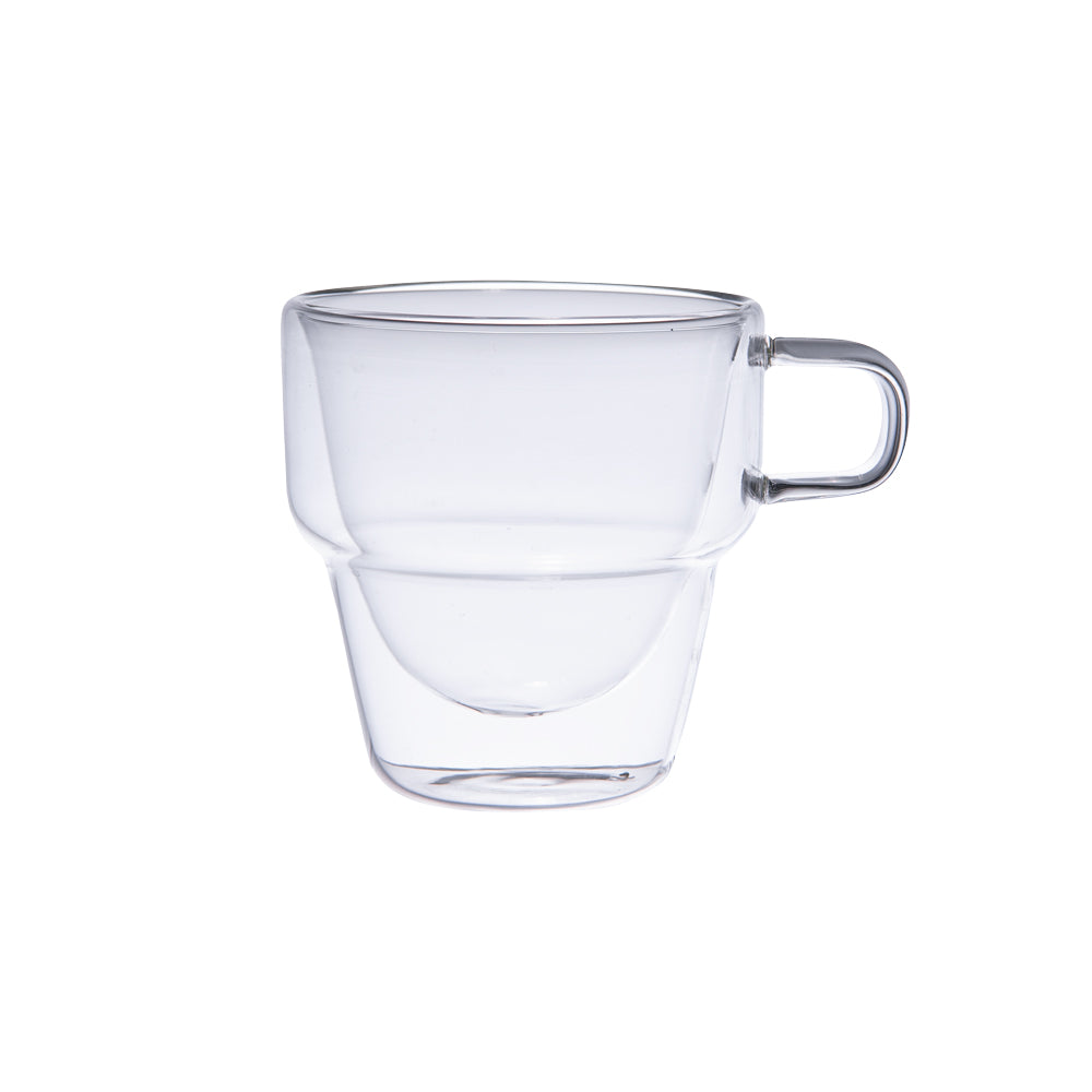 Set de 6 tasses à café 10 cl Sao double paroi en verre borosilicate Table passion - Mathon