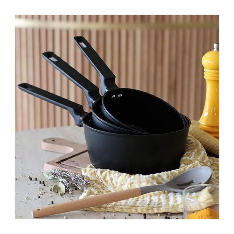 Set De 2 Casseroles - Menastyl - 6020298 - Aluminium - 18 Et 20 Cm - Tous Feux Dont Induction Menastyl - Mathon - 3