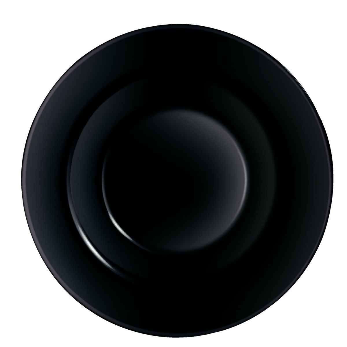 Assiette plate noire 29cm Friend