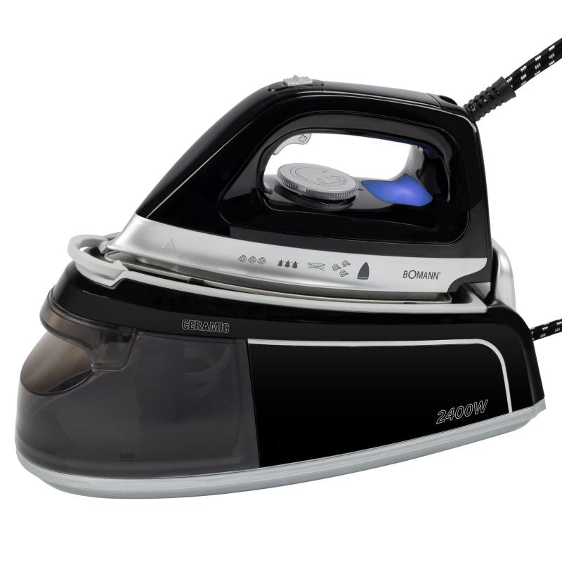 Centrale vapeur avec semelle en céramique 3,5 Bar Noir Bomann DBS6034CB-Noir Bomann - Mathon - 1