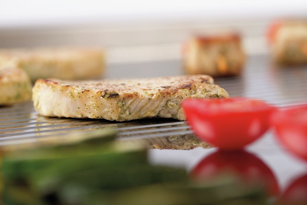 Plaque à Snacker Electrique - 1/2 lisse 1/2 rainurée - Soubassement Ouvert - Bartscher - Mathon - 1