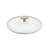 Couvercle verre 32 cm bouton bois de hêtre De Buyer - Mathon - 1
