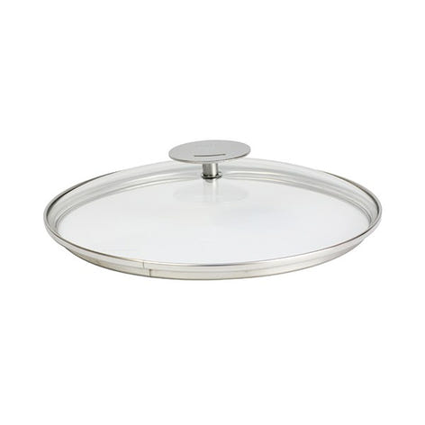 Couvercle en verre bombé Platine 30 cm Cristel - Mathon - 1