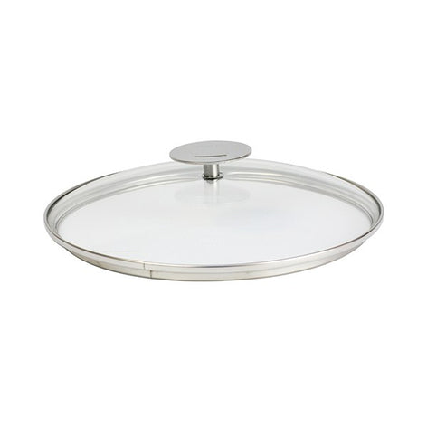 Couvercle en verre bombé Platine 30 cm Cristel - Mathon - 1