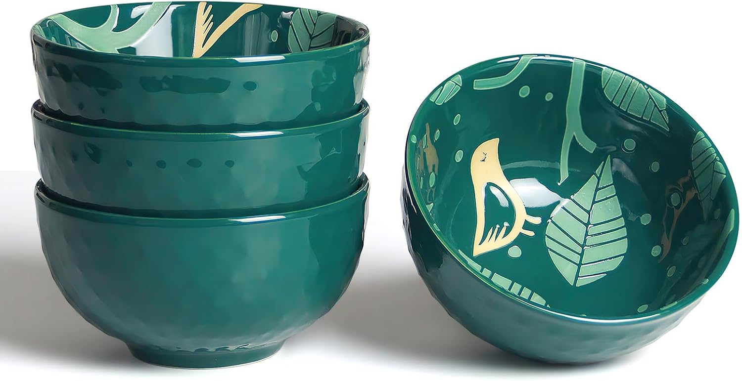 Bol à céréales en céramique 350 ml – léger et élégant vert Vendos85 - Mathon