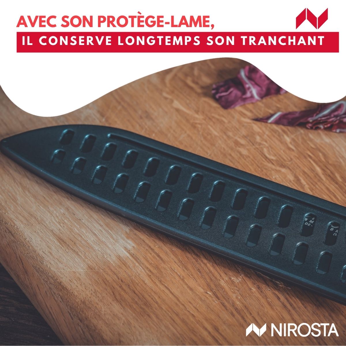 Couteau Santoku 31 cm  Flow Nirosta - Mathon - 7