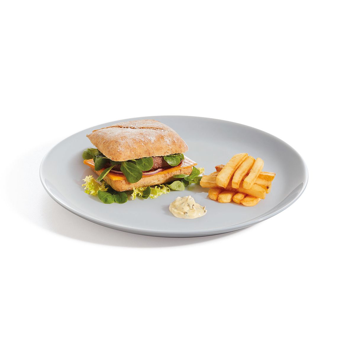 Assiette plate  Diwali Granit  - verre opale extra résistant Luminarc - Mathon - 3