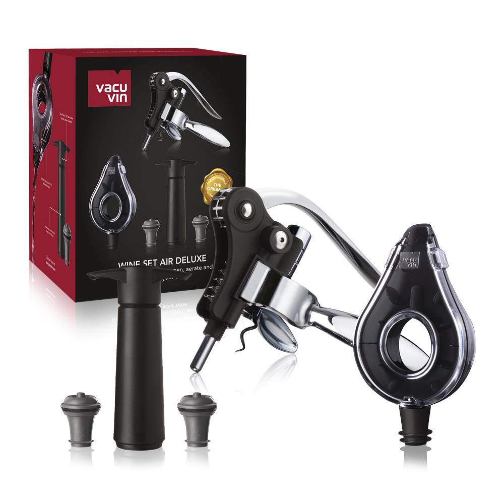 Coffret à vin 5 pièces air deluxe Vacuvin - Mathon - 1