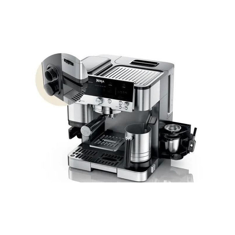 Machine A Expresso - Ninja - Es501eu Luxe Essential - 2 L - Ecran Digital - Noir / Inox Ninja - Mathon - 2