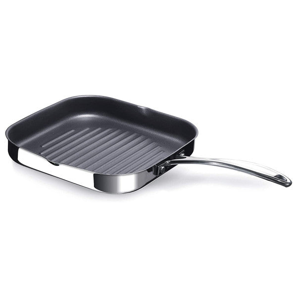 Poêle grill inox avec revêtement antiadhésif Beka Chef Beka - Mathon - 1