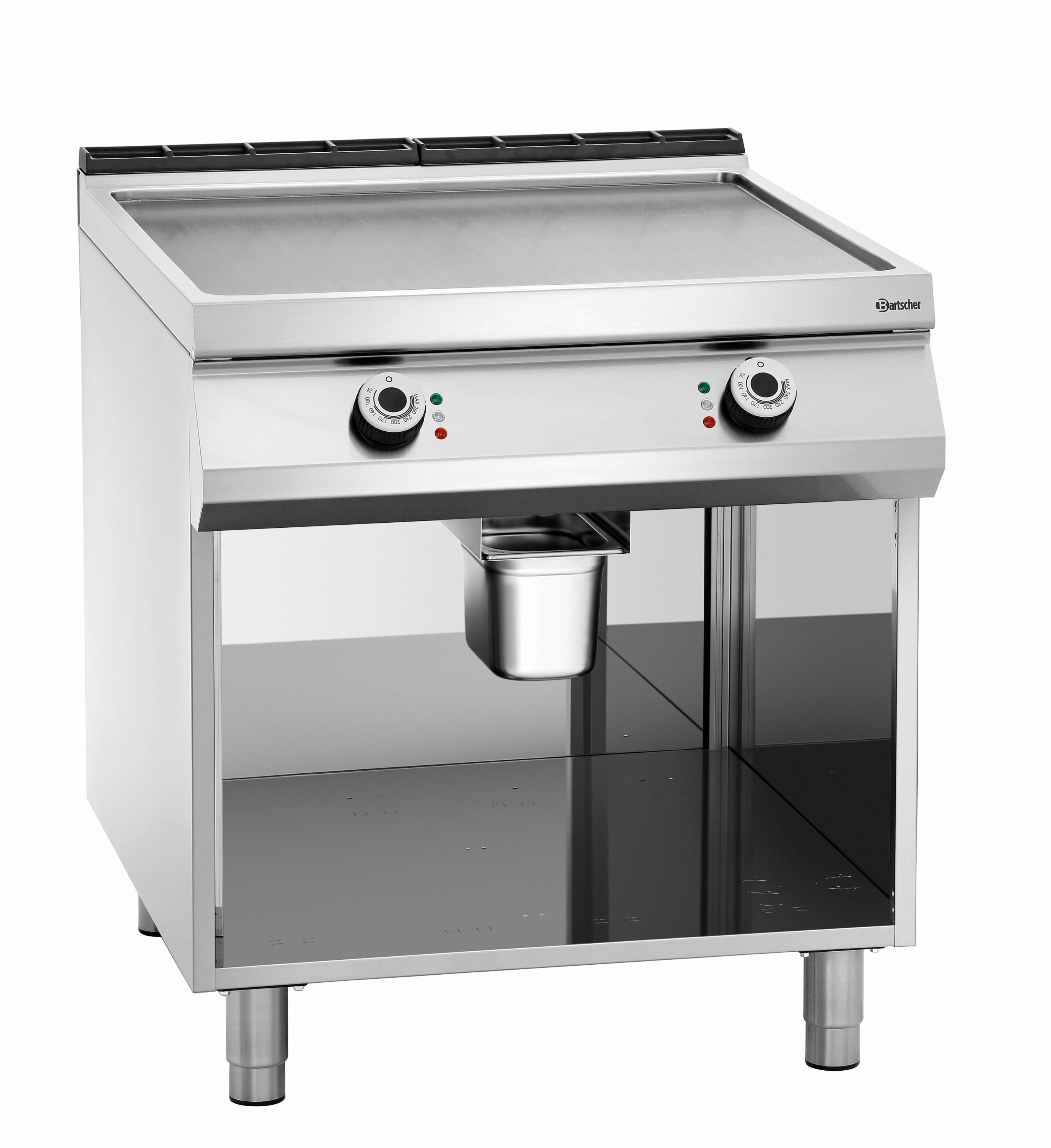 Plancha Electrique Lisse - Série 900 Master - Soubassement Ouvert - Bartscher - Mathon - 2