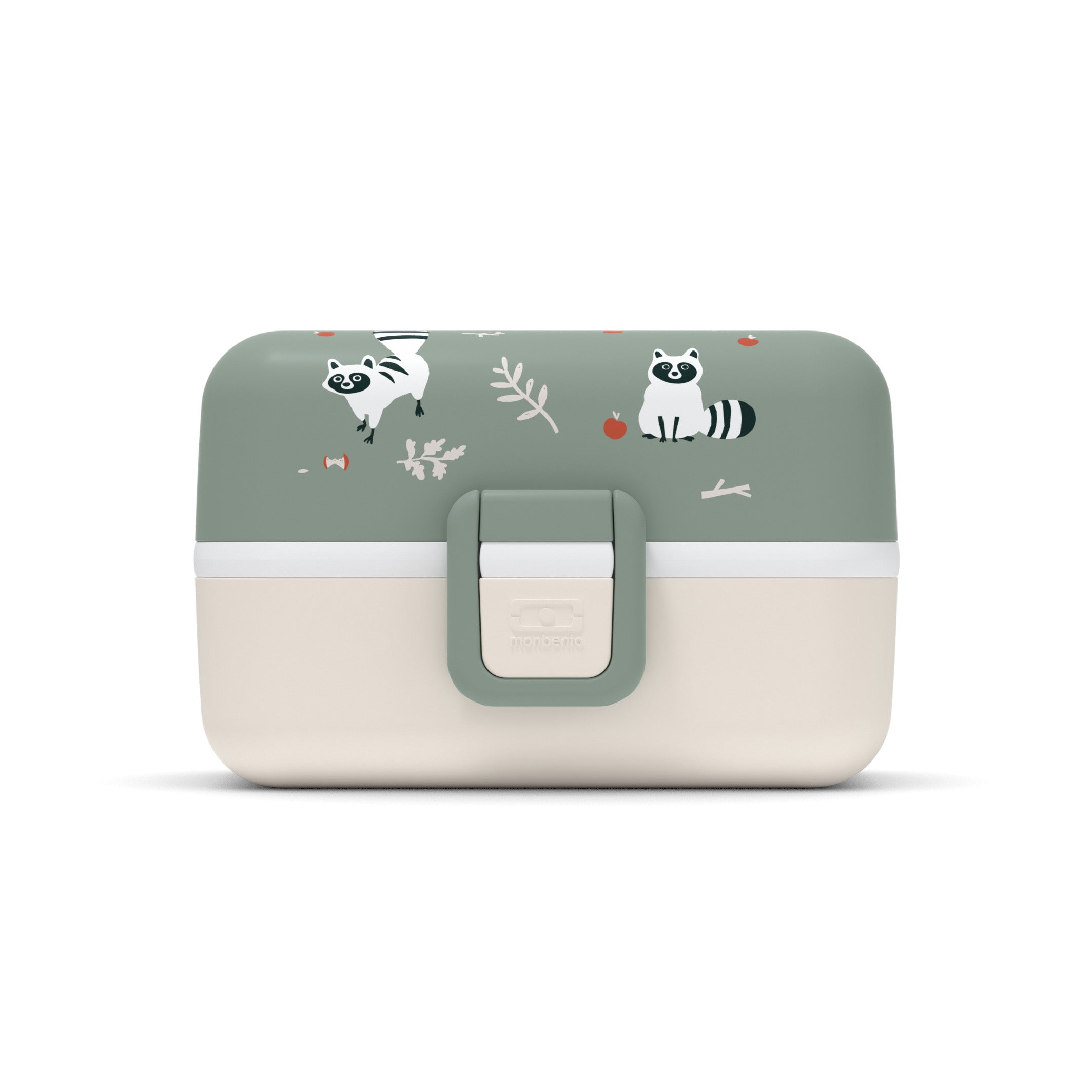 Lunch box à compartiments pour enfant Tresor 800ml Vert Raton Laveur Monbento - Mathon - 2