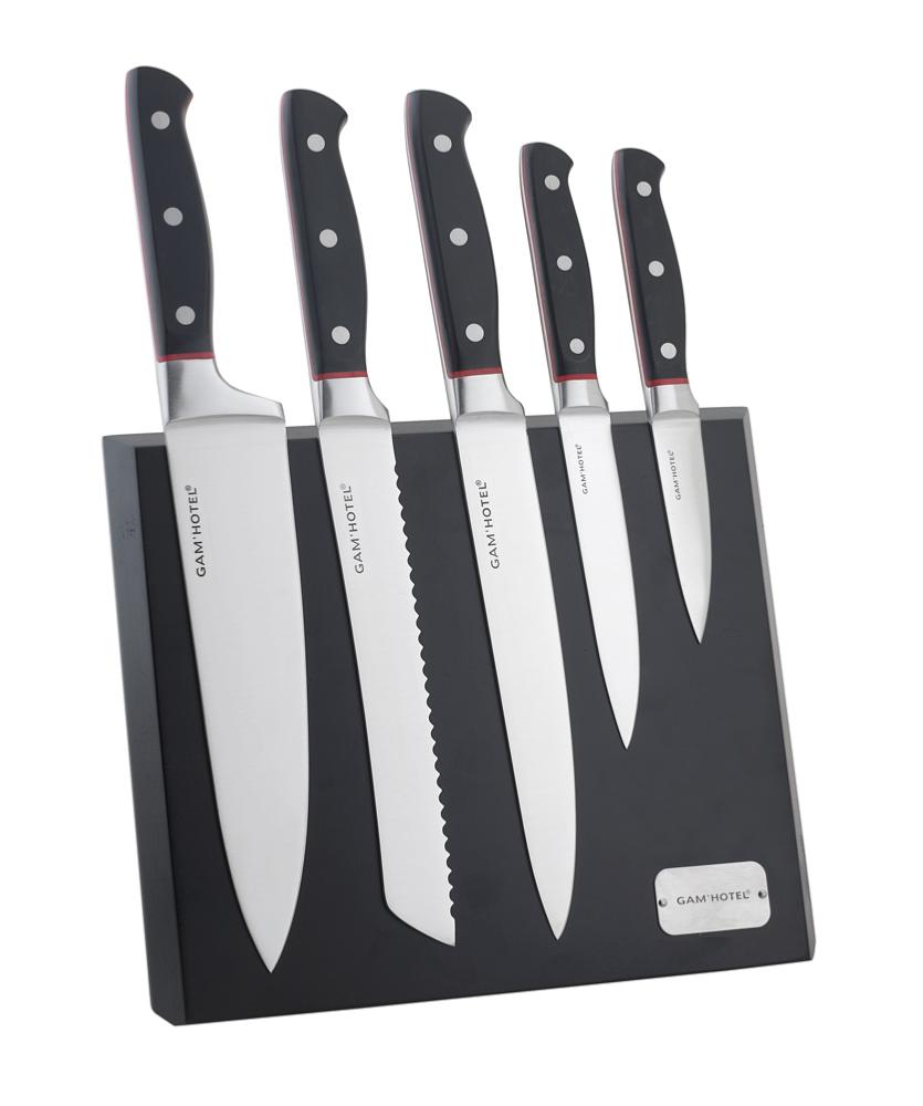 Bloc magnétique 5 couteaux Gam Hotel - Mathon - 1