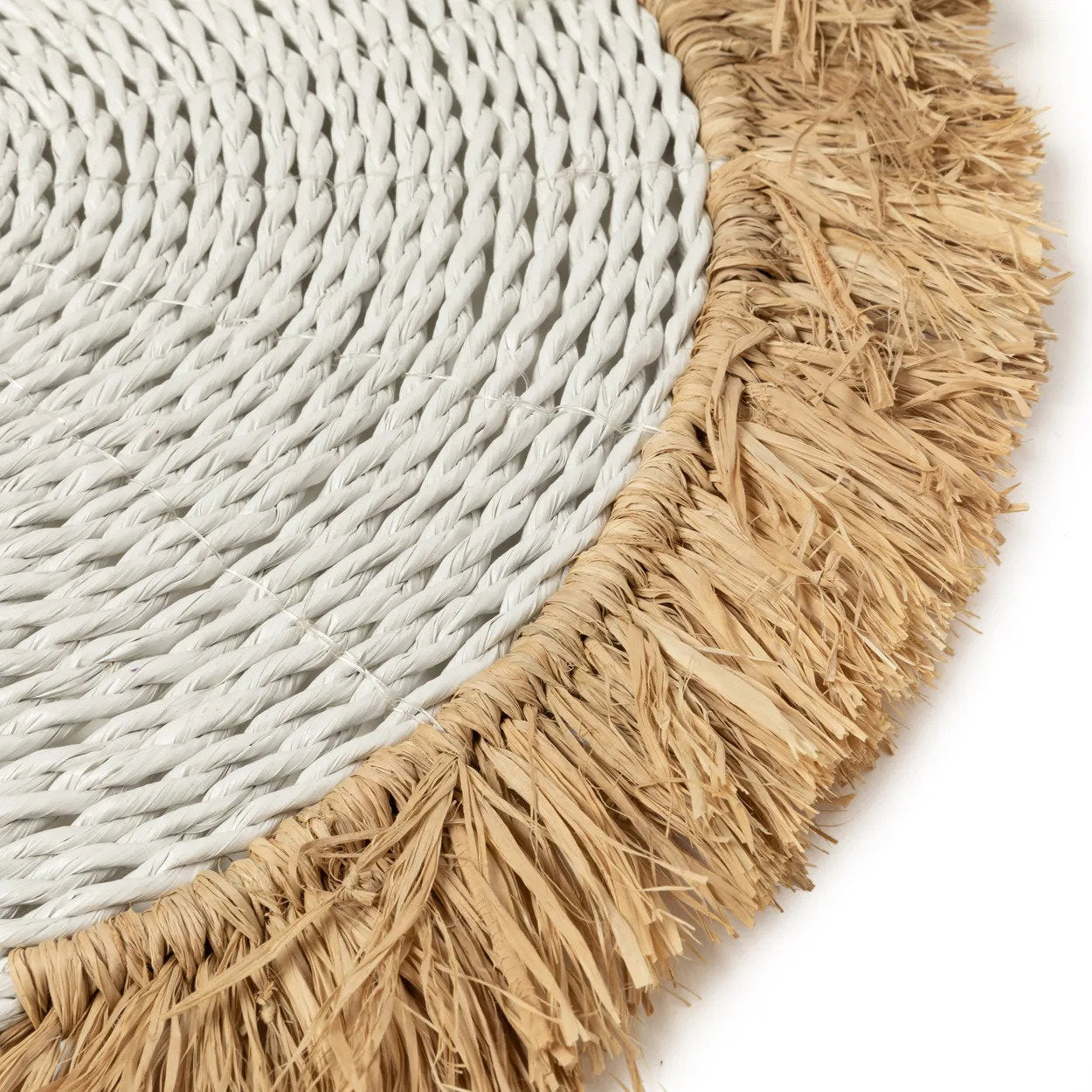 Le Set de Table Seagrass Raffia - Blanc Naturel Bazar Bizar - Mathon - 3