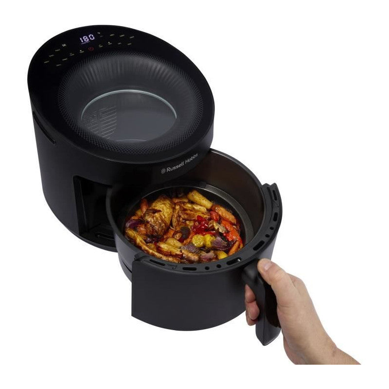 Friteuse Sans Huile   - Satisfry Air Panoramic 27420-56 - Capacité 5l - 10 Programmes De Cuisson - 1500w - Noir Russell Hobbs - Mathon - 2