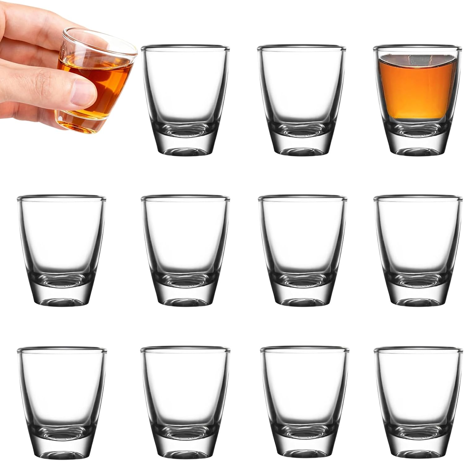 Lot de 6 Verres à Shot 30 ml – Verre Transparent Robuste Vendos85 - Mathon