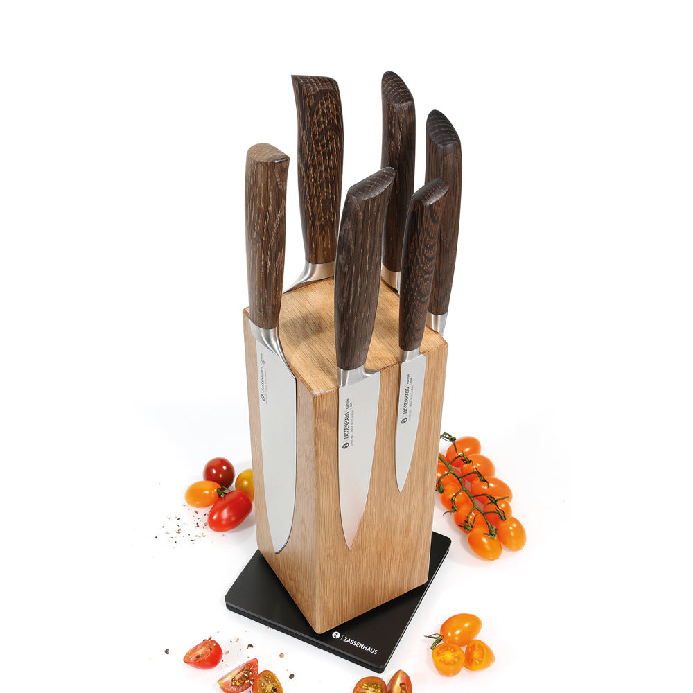 Porte couteau magnétique Spin en Chêne Zassenhaus - Mathon - 2