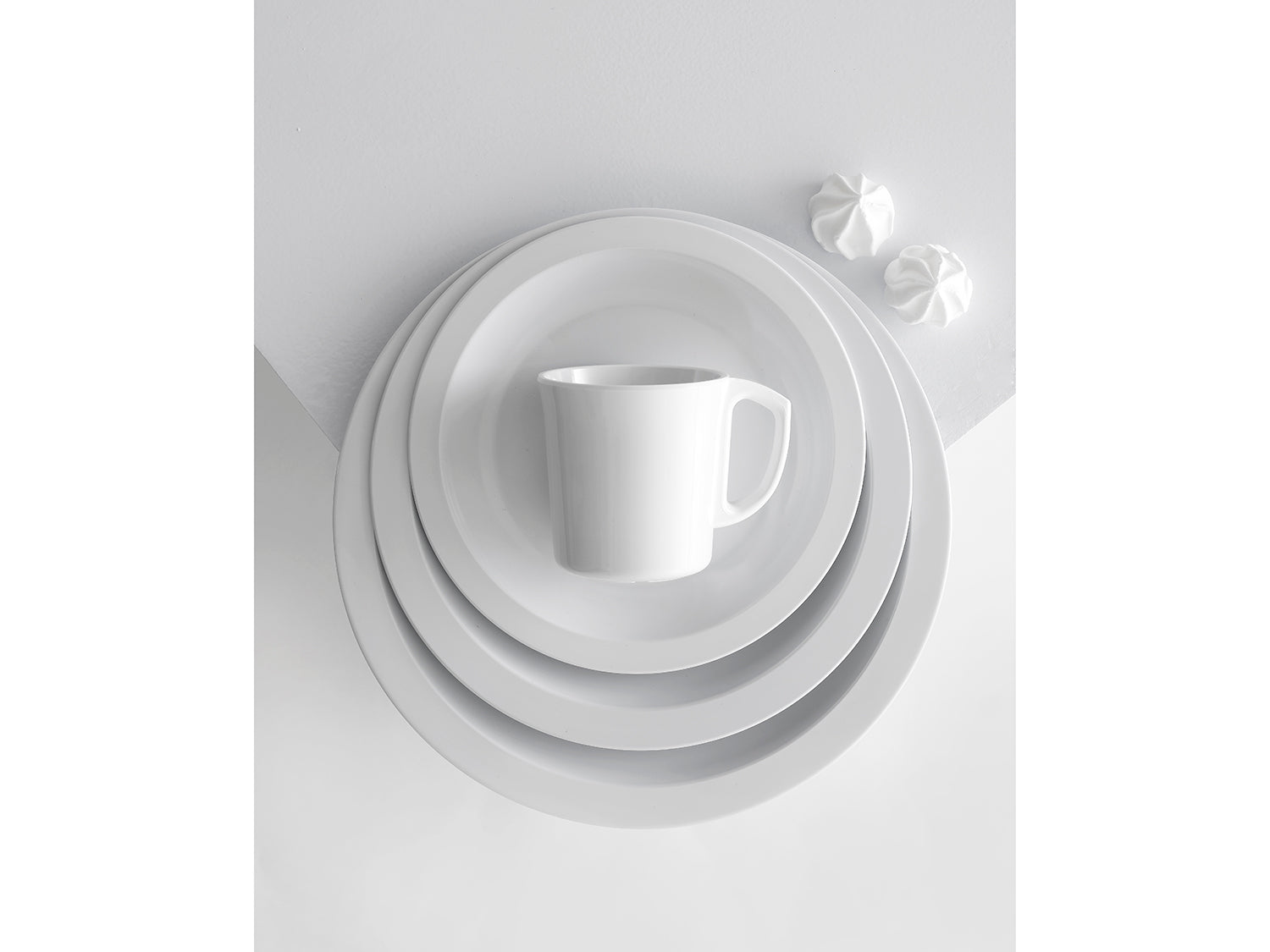 Mug HAMLET en plastique Blanc Rosti - Mathon - 10