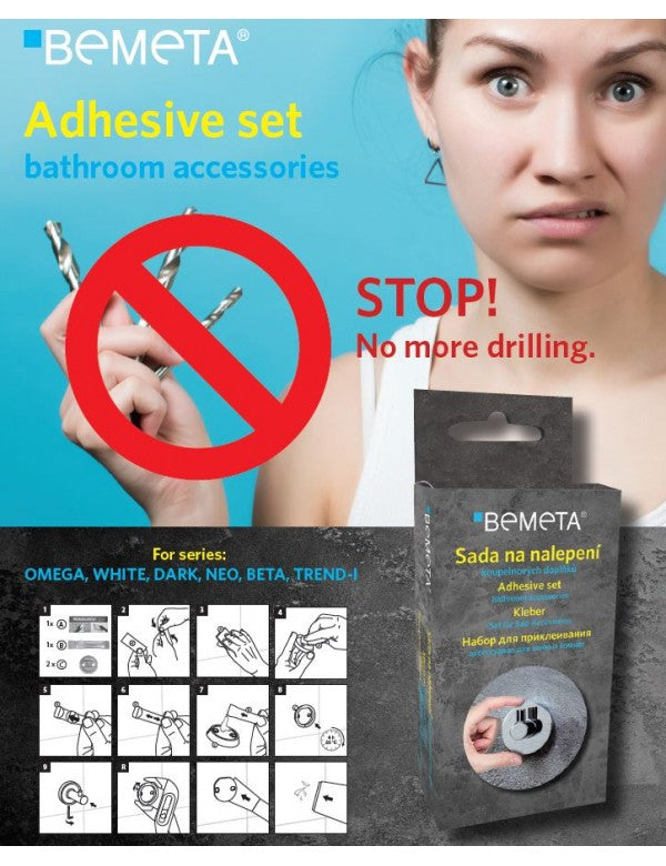 Dérouleur papier toilette OMEGA laiton chromé 14,5x15,5x9 cm Bemeta - Mathon - 5