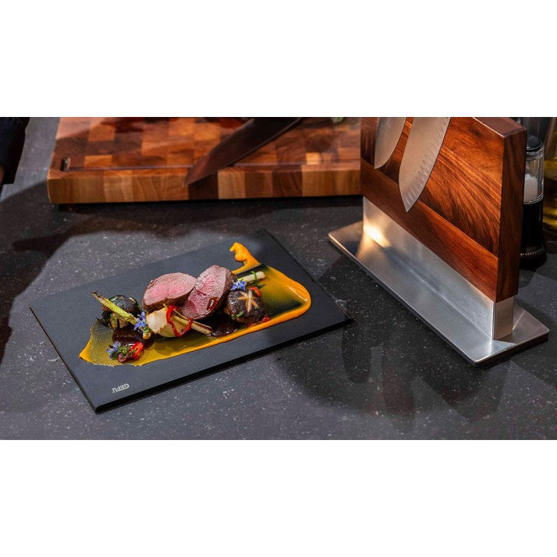 Petite planche à découper en bois composite noir Gefu - Mathon - 2