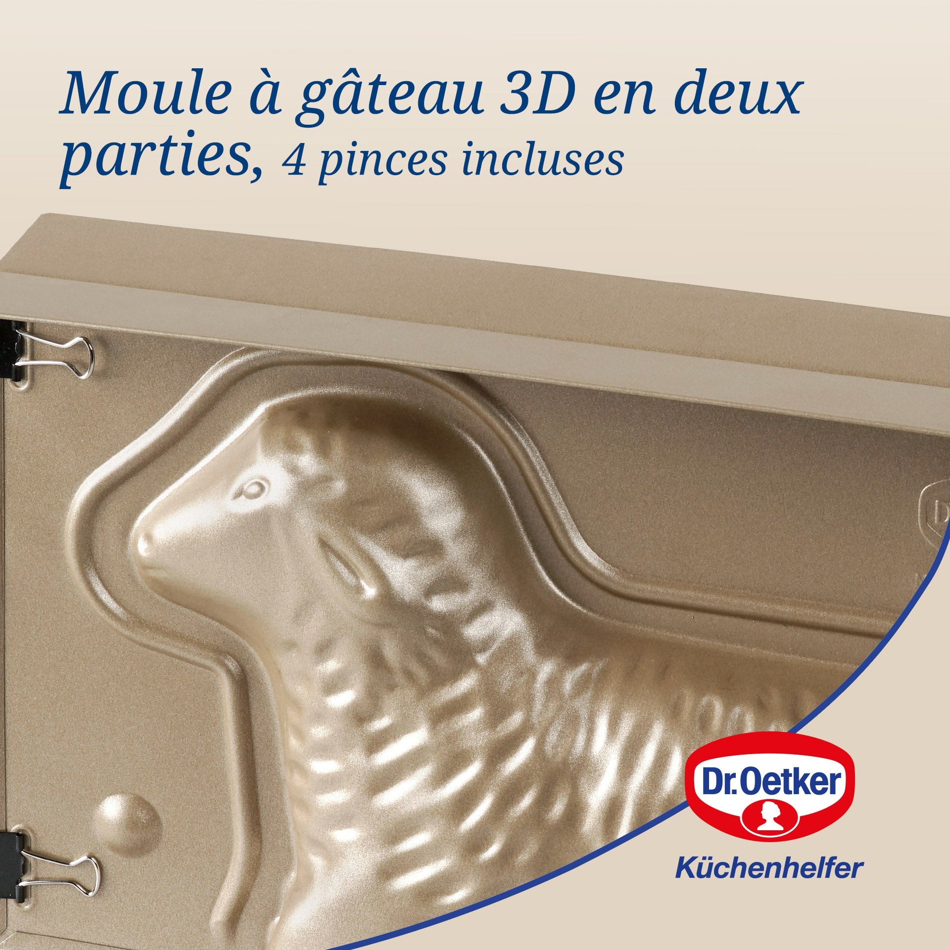 Moule à gâteaux agneau pascal Dr. Oetker Baker Edition Dr. Oetker - Mathon - 4
