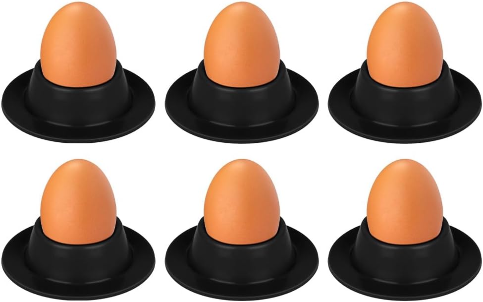 Coquetiers Silicone Noir – Empilables, Anti-Chute, Lavables Vendos85 - Mathon