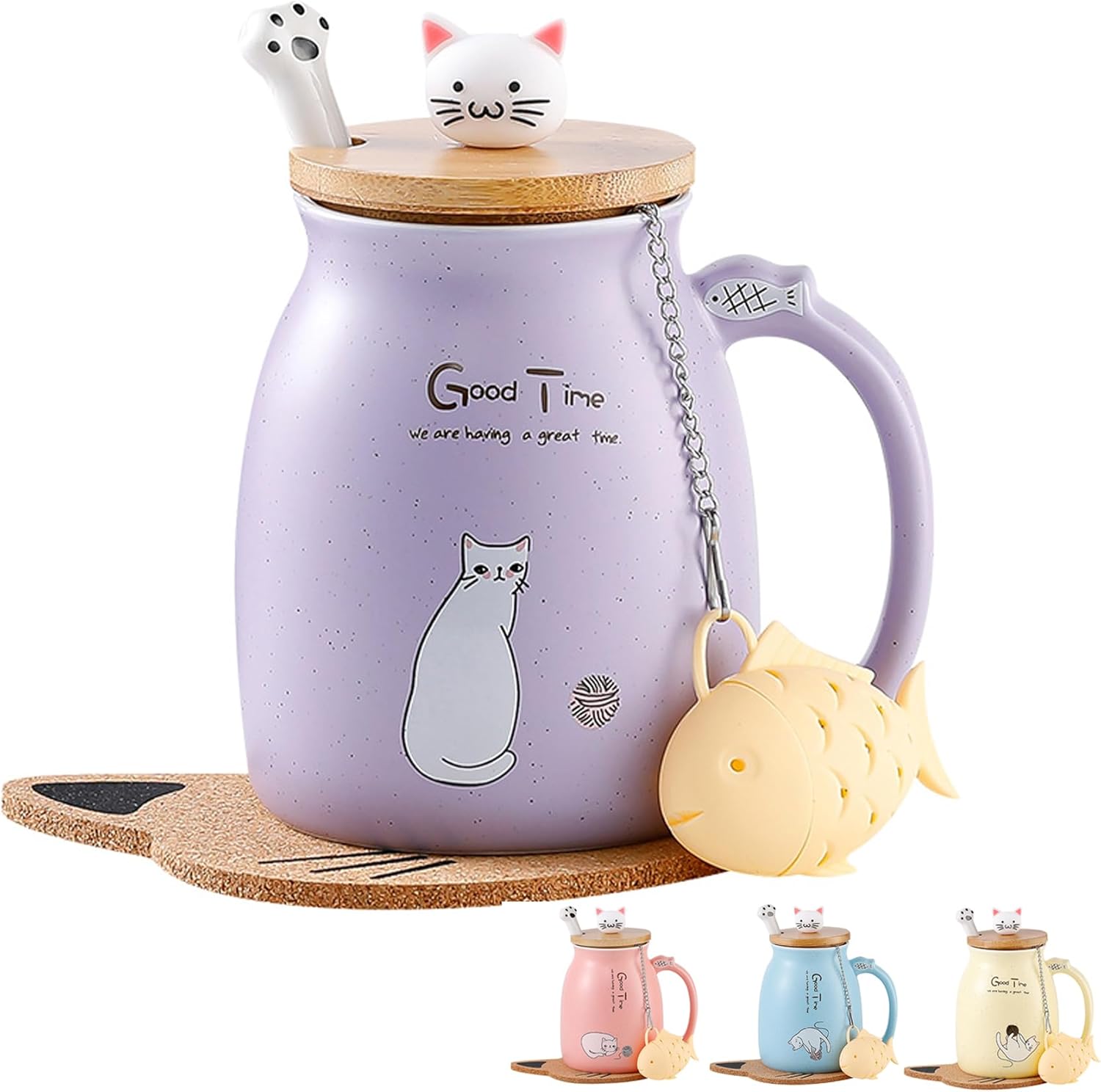 Mug Chat en Céramique Mignon pour Café et Thé 350 ml Vendos85 - Mathon