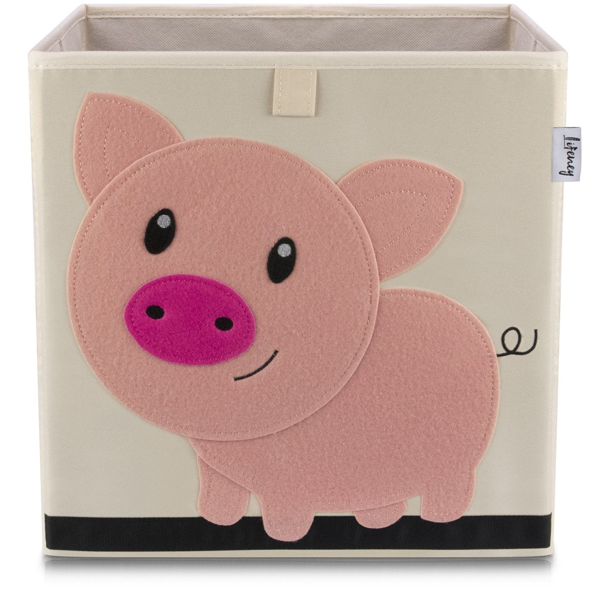 Boîte de rangement en tissu pour enfant "cochon", compatible Ikea Kallax Lifeney Fackelmann - Mathon - 1