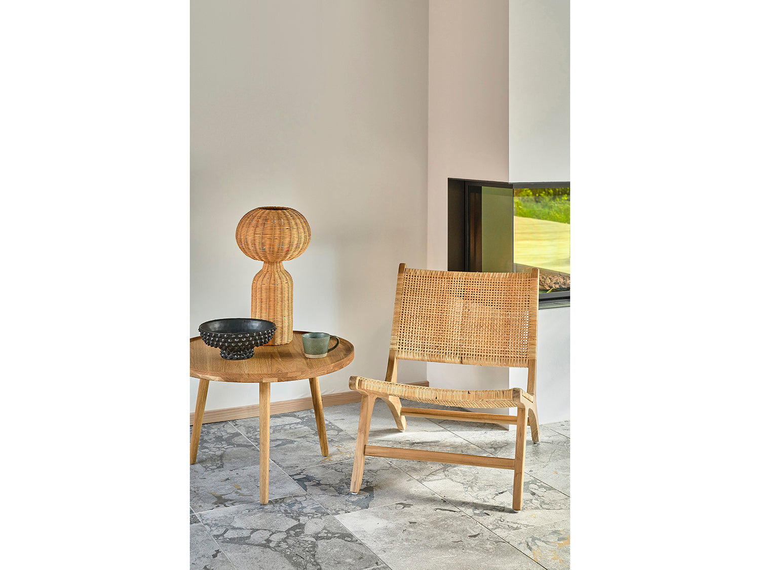 Plat VAEST en terre cuite Mat noir Villa Collection - Mathon - 7