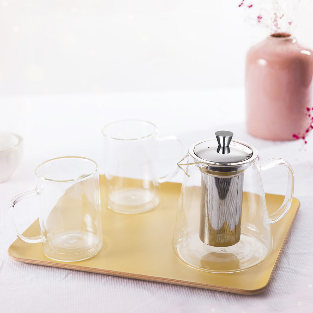 Set cadeau Oolong - Verre transparent Cristel - Mathon - 1