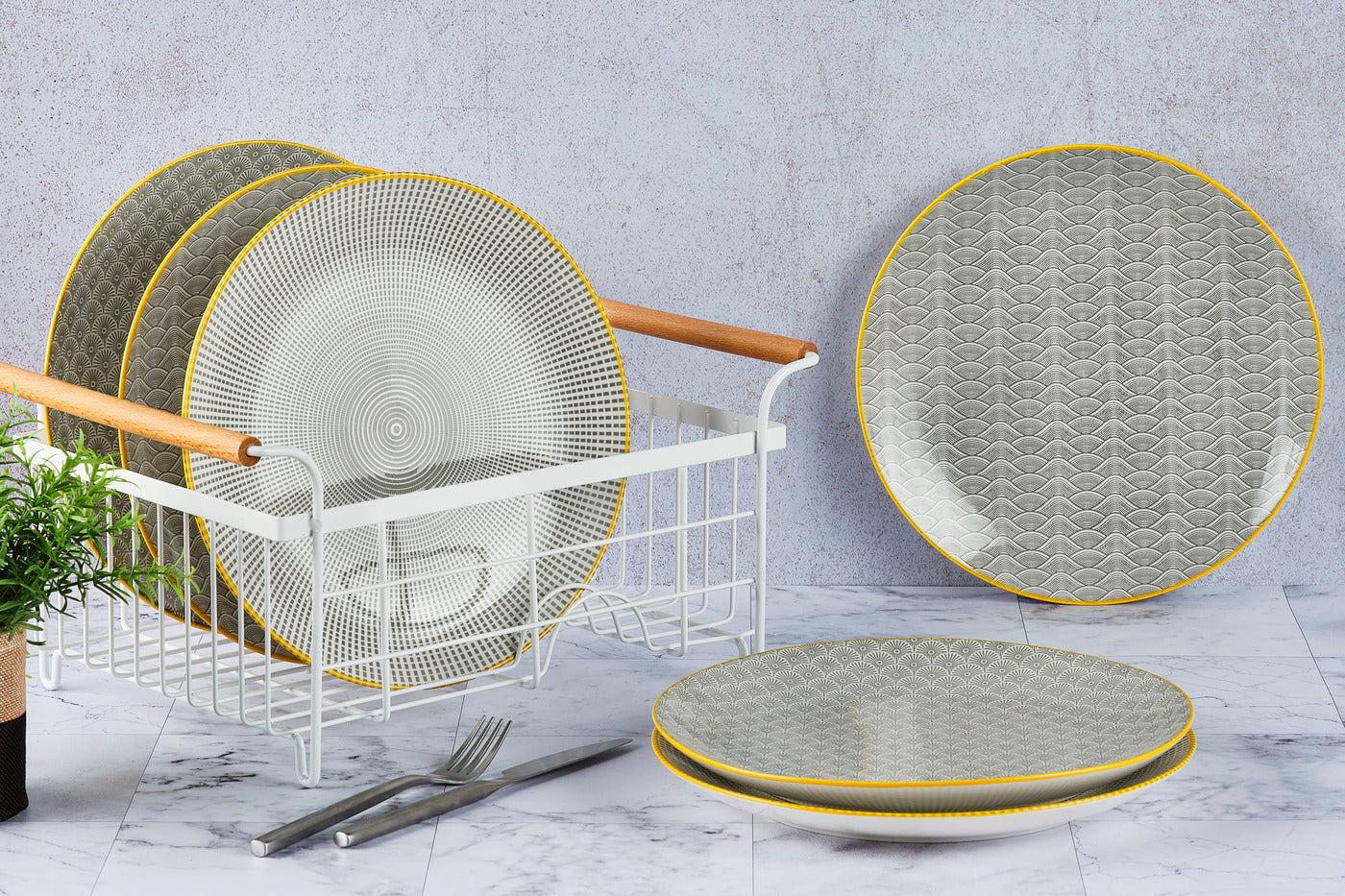 Assiette PATTERN Ø26cm - 6 pièces - Eclipse Björn - Mathon - 2