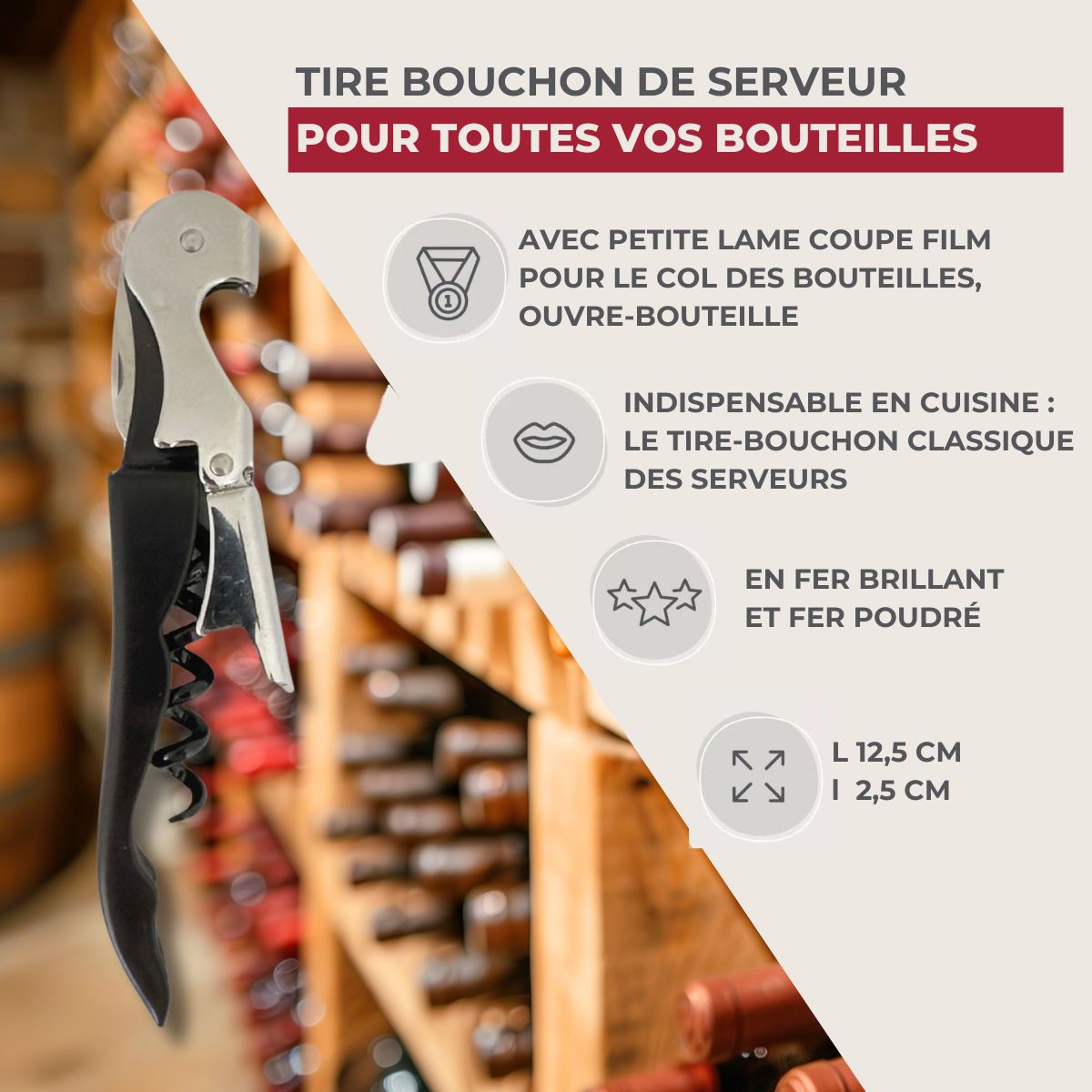 Tire-bouchon limonadier  Bar Concept Fackelmann - Mathon - 3