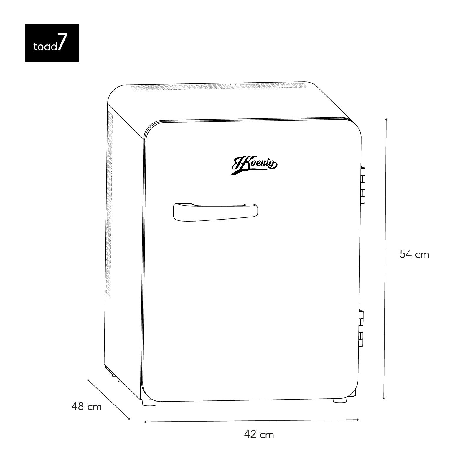 Mini bar vintage - TOAD7 H.Koenig - Mathon - 7