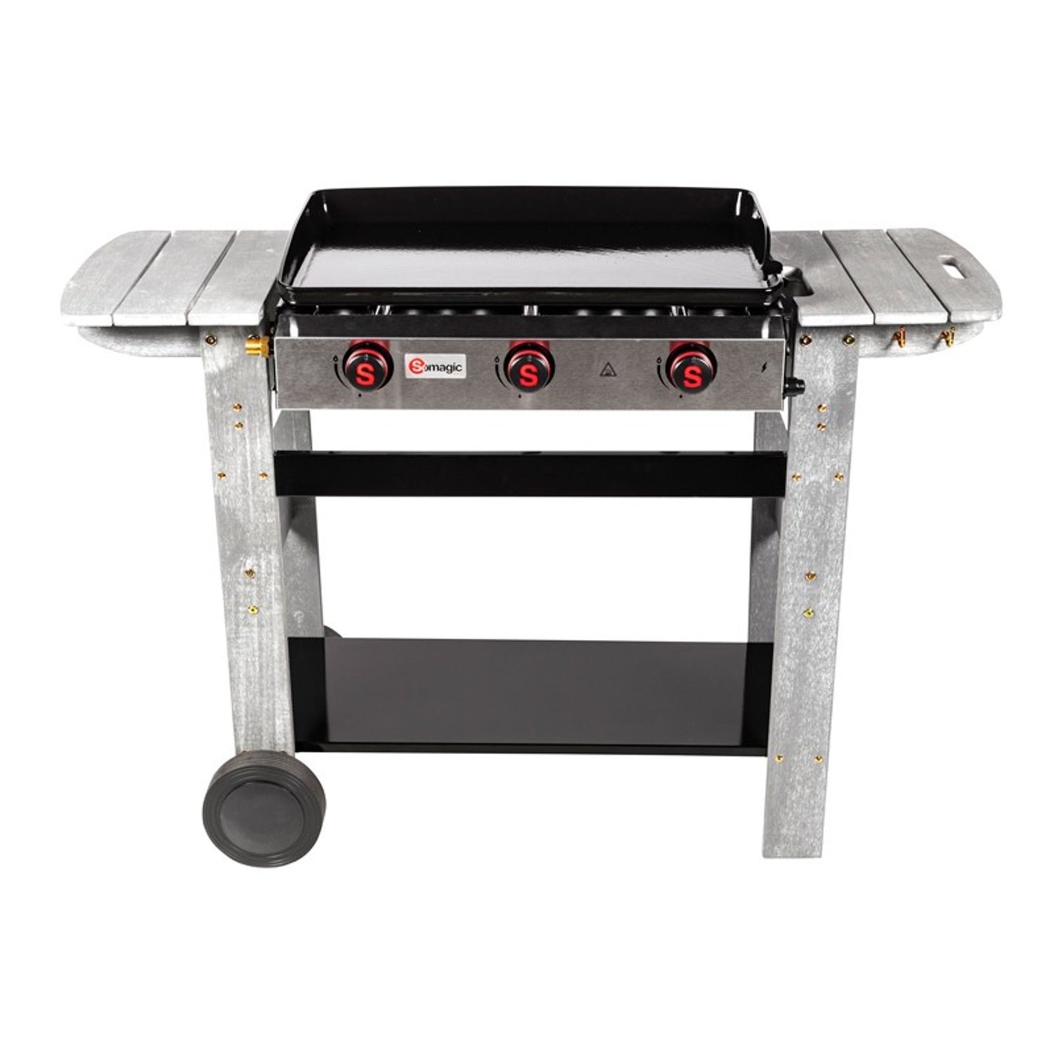 SAN SEBASTIAN plancha à gaz 3 brûleurs 8kW Somagic - Mathon - 3